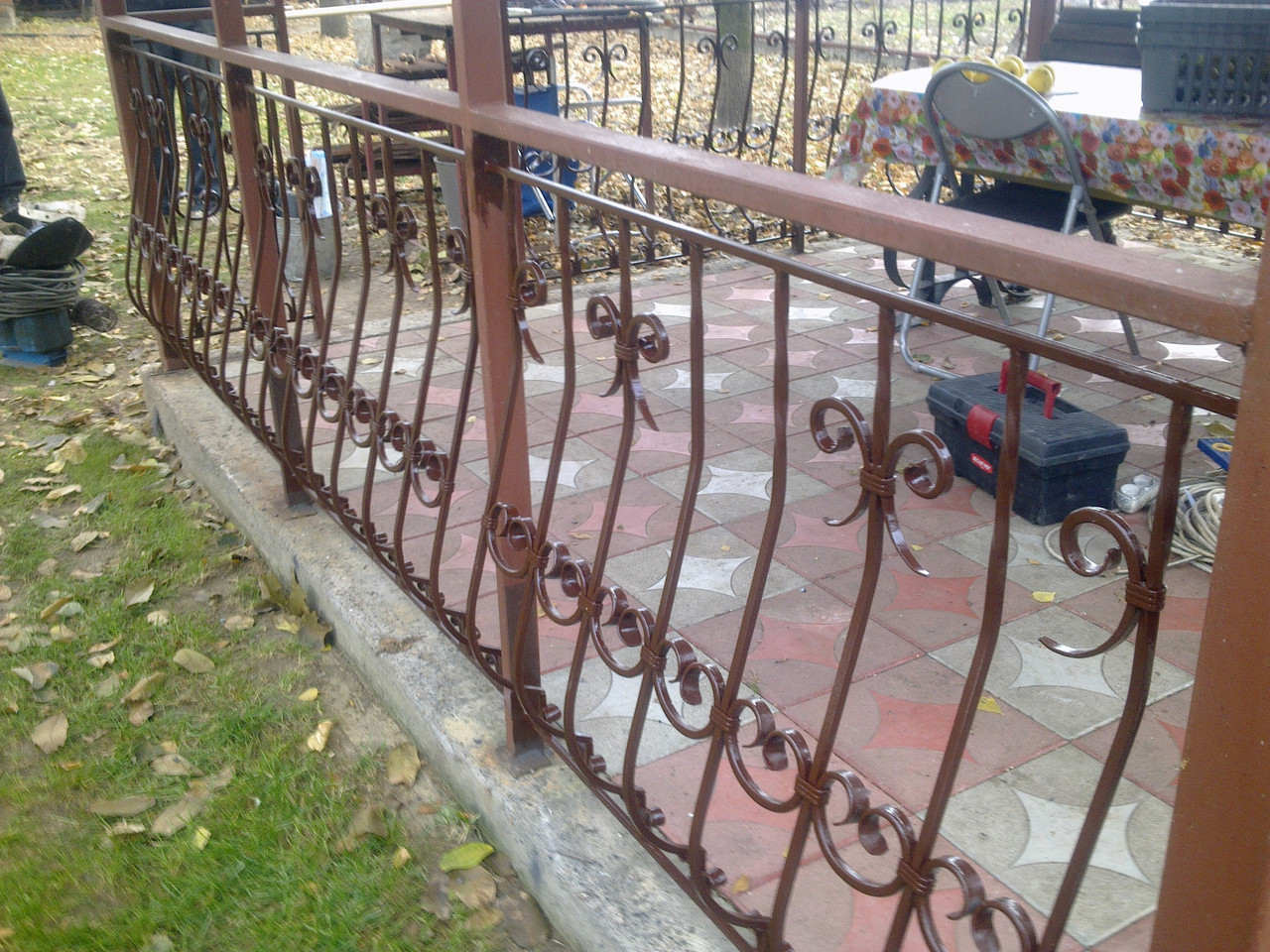 Ковані перила на балкон 20