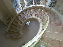 Ковані перила на гвинтові сходи 3