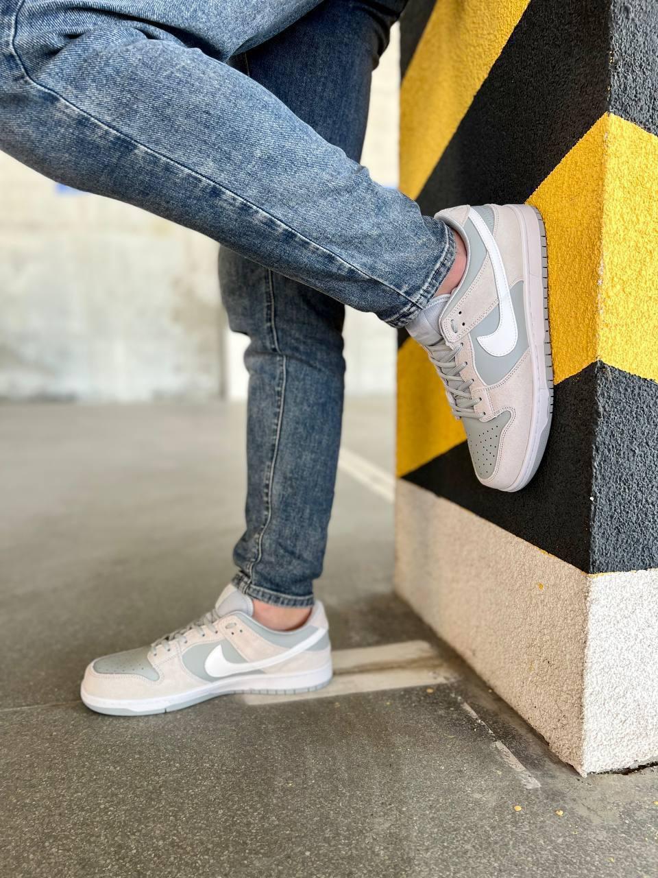 Чоловічі спортивні кросівки Nike SB Dunk (сірі) повсякденні кросівки Ar99520 Найк vkross