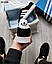 Чоловічі кросівки Adidas Gazelle Black White (чорні з білим) повсякденні кроси KS 2208 Адідас vkross, фото 6