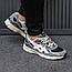 Чоловічі кросівки Asics AEL-NYC (сірі) модні спортивні кроси 2934 Асикс vkross, фото 9