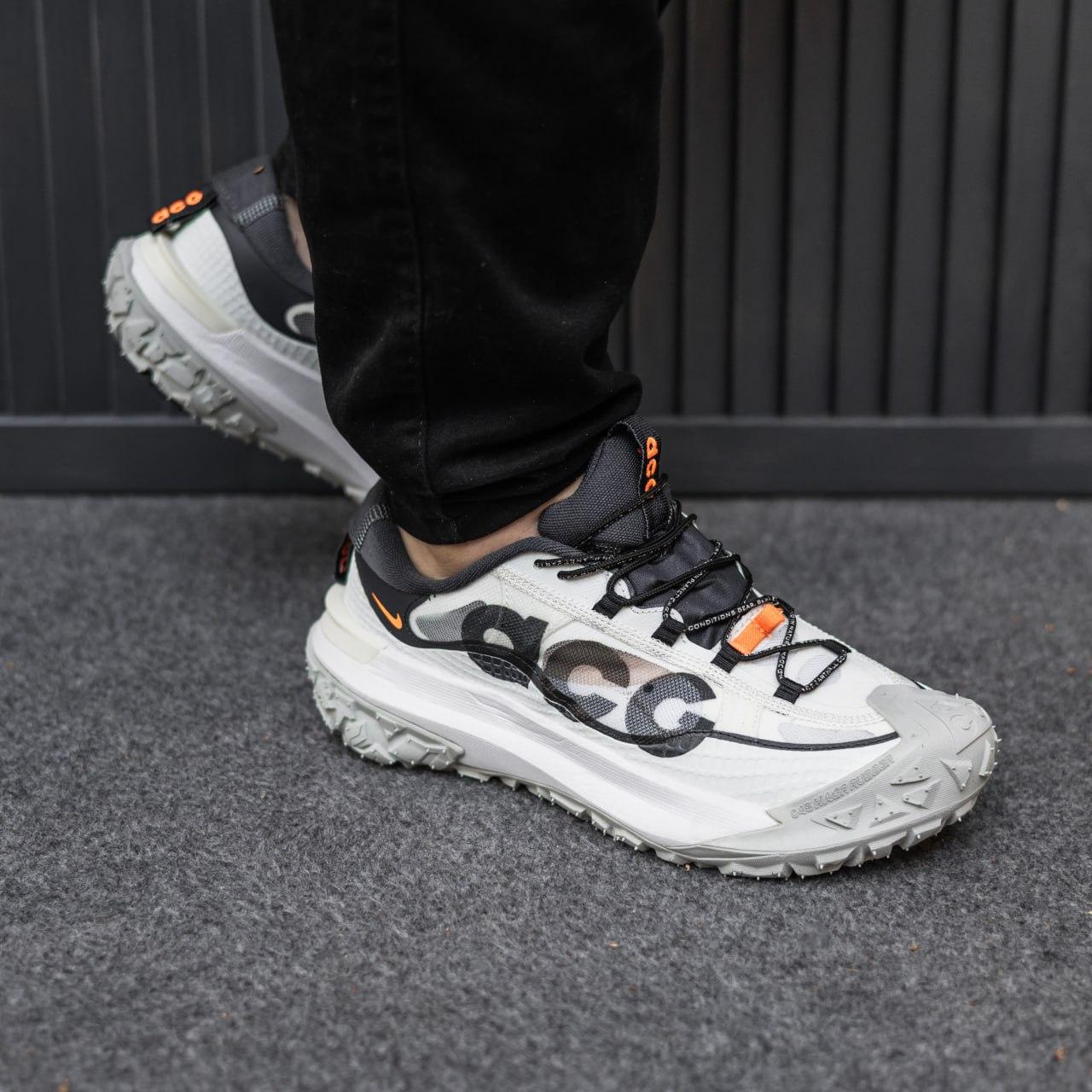 Чоловічі кросівки Nike ACG Mountain Fly Gore-Tex (білі) спортивні низькі кроси 2796 Найк vkross