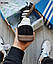Чоловічі кросівки Adidas Samba Black White (чорні з білим) стильні повсякденні KS 2183 Адідас vkross, фото 4