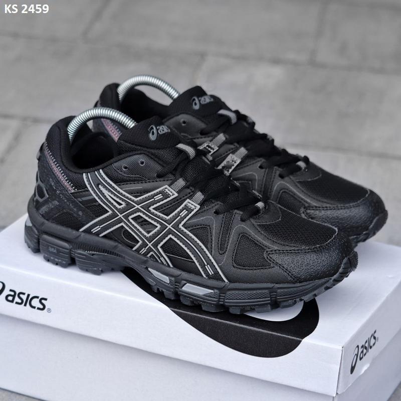 Чоловічі кросівки Asics Ael Kahana 8 (чорні) низькі спортивні кроси KS 2459 Асикс vkross