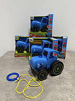 Музична іграшка Синій Трактор, 15 пісеньок українською, підсвічування, довільний рух SK35-19., фото 6
