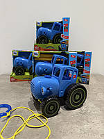 Музична іграшка Синій Трактор, 15 пісеньок українською, підсвічування, довільний рух SK35-19., фото 7