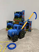 Музична іграшка Синій Трактор, 15 пісеньок українською, підсвічування, довільний рух, тростинка SK35-20, фото 7