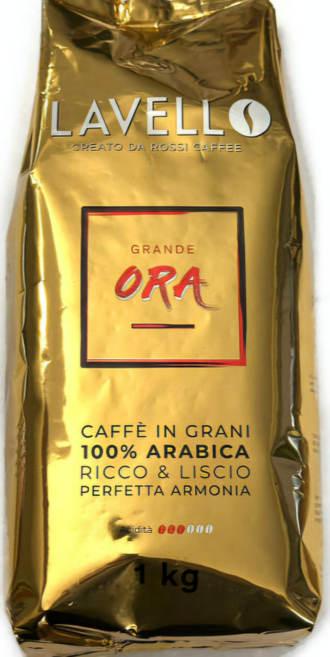 Кава в зернах LAVELLO Grande ORA 1000г, 100% Arabica Італія (Lavello grand Oro, Lavello Oro)