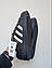 Чоловічі кросівки ADIDAS SUPERSTAR Core Black White (чорні з білим) повсякденні 01268 Адідас vkross, фото 2