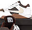 Чоловічі кросівки Nike Air Jordan Cut The Check x Travis Scott (білі з коричневим) повсякденні 14904 Найк vkross, фото 6