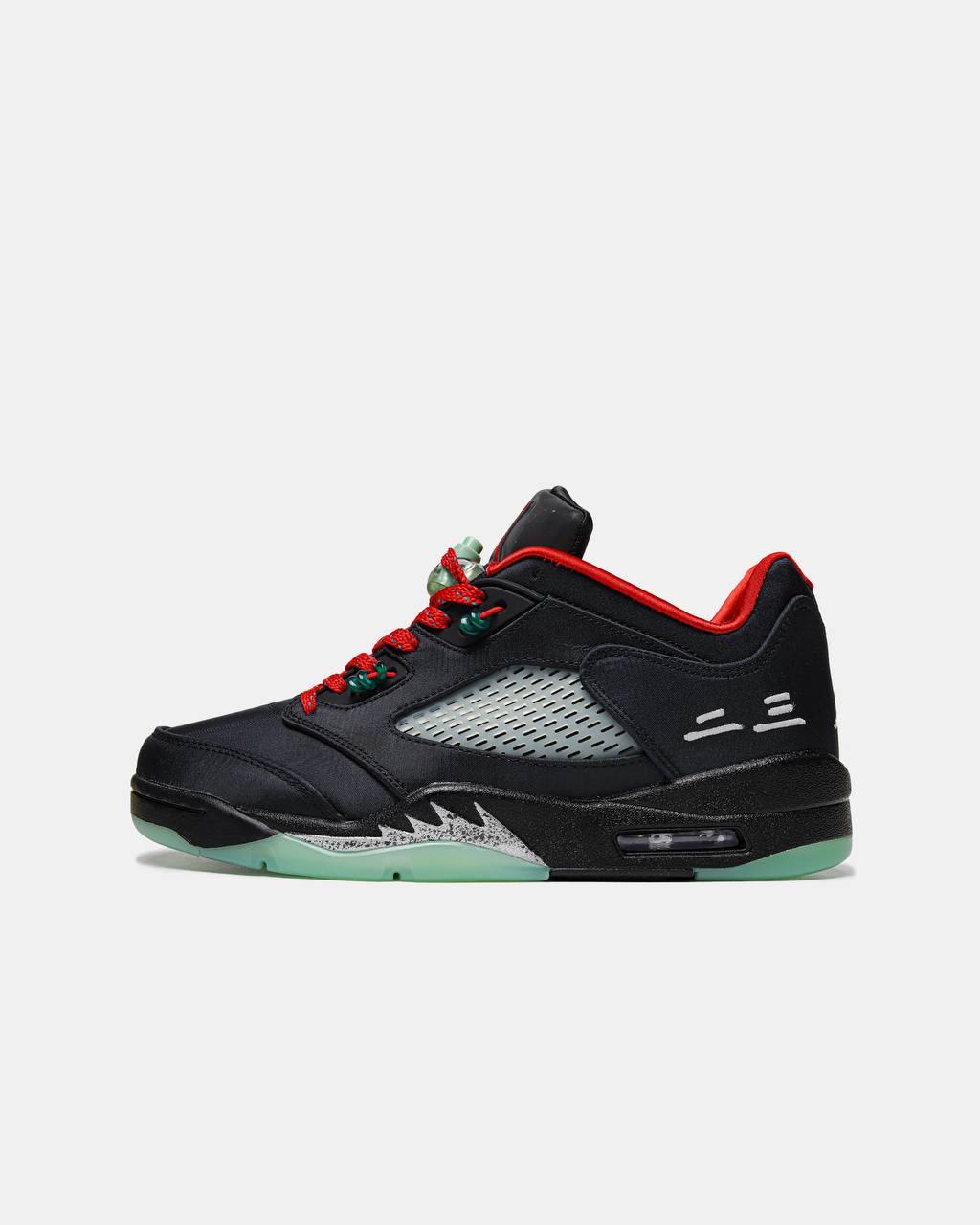 Чоловічі кросівки Nike Air Jordan 5 Low SP Black (чорні) повсякденні спортивні jd14 Найк vkross, фото 1