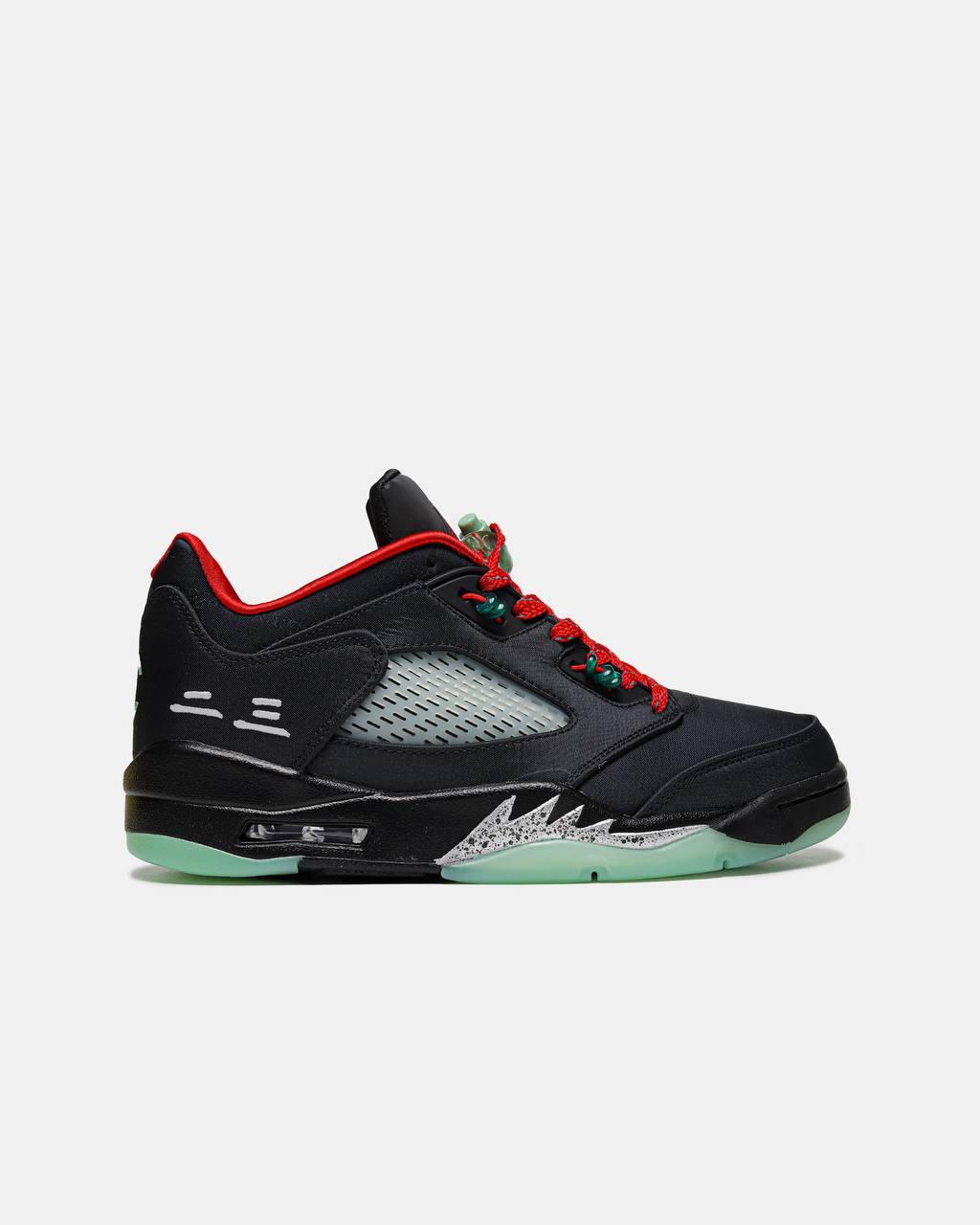 Чоловічі кросівки Nike Air Jordan 5 Low SP Black (чорні) спортивні кроси jd14 Найк vkross, фото 1