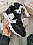 Чоловічі кросівки New Balance 327 Black/White (чорно-білі) стильні спортивні 1292TP Нью Беленс vkross, фото 3