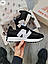 Чоловічі кросівки New Balance 327 Black/White (чорно-білі) стильні спортивні 1292TP Нью Беленс vkross, фото 6