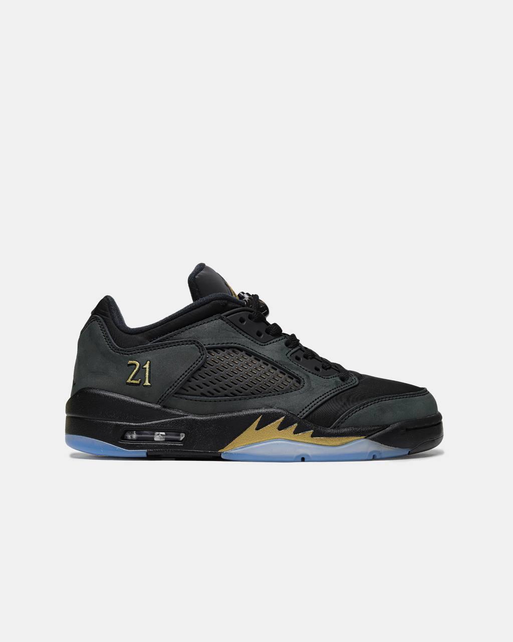 Чоловічі кросівки Nike Air Jordan 5 Low ʼ 20/21" (чорні) повсякденні спортивні кроси jd19 Найк vkross, фото 1