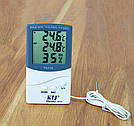 Гігрометр із виносним датчиком TA318, кімнатний термометр із вологістю, термогігрометр | гігрометр, фото 2