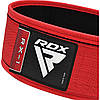 Пояс для важкої атлетики RDX RX1 Weight Lifting Belt RED-M, фото 3