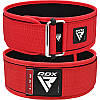 Пояс для важкої атлетики RDX RX1 Weight Lifting Belt RED-M, фото 2