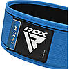 Пояс для важкої атлетики RDX RX1 Weight Lifting Belt BLUE-S, фото 6