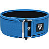 Пояс для важкої атлетики RDX RX1 Weight Lifting Belt BLUE-S, фото 5