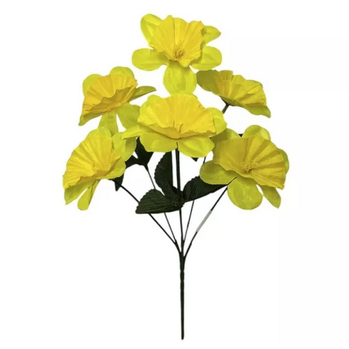 Штучні квіти букет нарциси жовті, 35 см (40 шт. в уп), фото 1