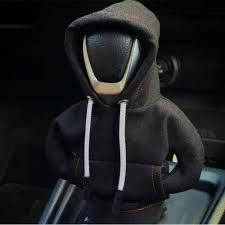 Худі чохол на ручку КПП чорний