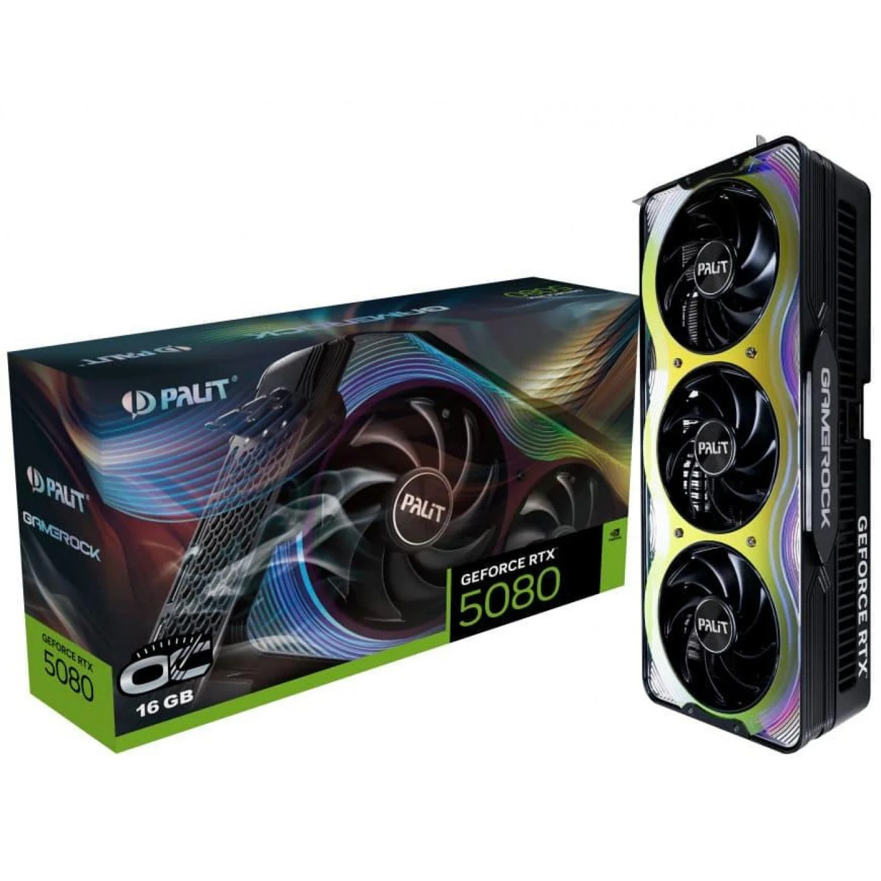 Ігрова відеокарта Palit GeForce RTX 5080 GameRock (NE75080019T2-GB2030G)