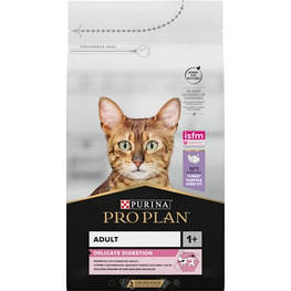 Сухий корм для кішок Purina Pro Plan Delicate Turkey зі смаком індички 1.5 кг (3222270884136) - оригінал