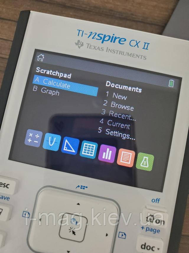 Програмований калькулятор Nspire CX II купити за 5600 грн Графічний калькулятор Nspire CX II купити недорого