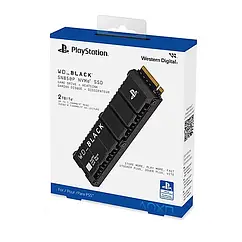 WD Black SN850P 2TB NVMe SSD For PS5 consoles WDBBYV0020BNC-WRSN SSD-накопичувач