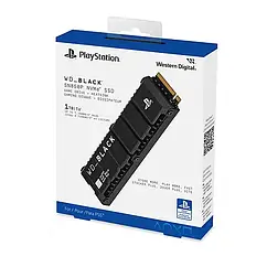 WD Black SN850P 1TB NVMe SSD For PS5 consoles WDBBYV0010BNC-WRSN SSD-накопичувач