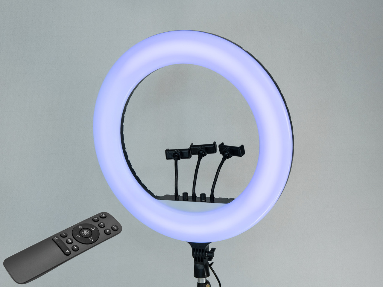 RGB селфі лампа з пультом дистанційного керування для фото та відео, 54 см, 65 Вт SL-RL-21RGB
