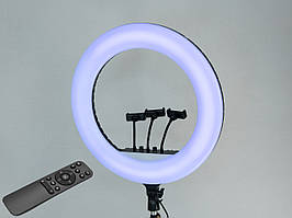 RGB селфі лампа з пультом дистанційного керування для фото та відео, 54 см, 65 Вт SL-RL-21RGB