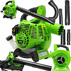 Бензиновий садовий пилосос-повітряна піч із подрібнювачем Bass Polska 8466
