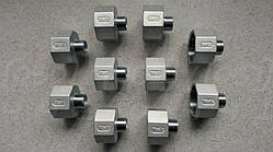 Футорка зворотна різьбова нержавіюча DN32х15 (1"1/4х1/2"), н/ж сталь AISI304, Class 150, BSPP, лита