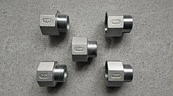 Футорка зворотна різьбова нержавіюча DN32х25 (1"1/4х1"), н/ж сталь AISI304, Class 150, BSPP, лита