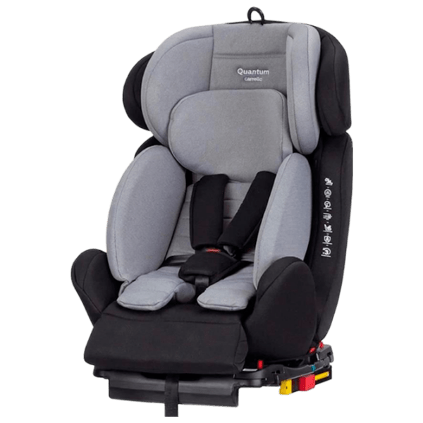 Дитяче автокрісло Carrello Quantum + Isofix від 0 до 12 років (сірий колір), група 0+1+2+3, фото 1