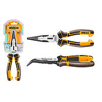 Довгогубці вигнуті Profi 160 мм INGCO HHBNP28160