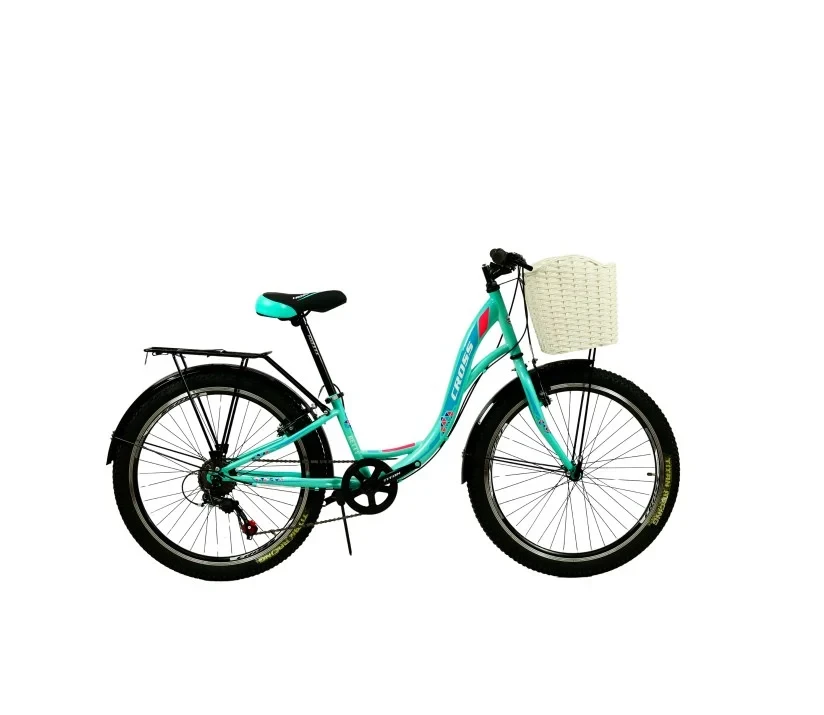 Велосипед Cross 24 Betty-Рама-11 lightgreen-blue