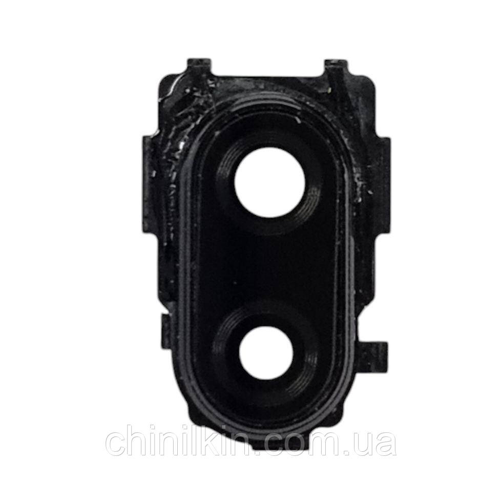 Скло камери для Xiaomi Redmi Note 7 з рамкою Black, фото 1