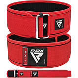Пояс для важкої атлетики RDX RX1 Weight Lifting Belt RED-S, фото 6