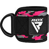 Манжети на щиколотку RDX GYM ANKLE PRO A4 CAMO PINK-PAIR, фото 6