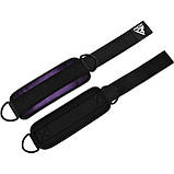 Манжети на щиколотку RDX GYM ANKLE PRO A4 PURPLE-PAIR, фото 4