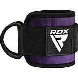 Манжети на щиколотку RDX GYM ANKLE PRO A4 PURPLE-PAIR, фото 5