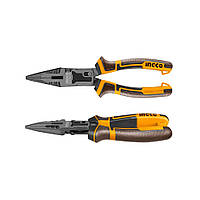 Довгогубці посилені Profi+ 215 мм INGCO HCLNP58200