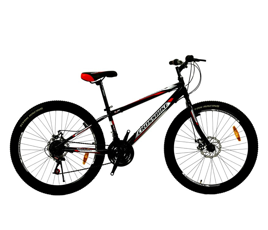 Велосипед CrossBike 26 Spark D-Al Рама 13 black-red