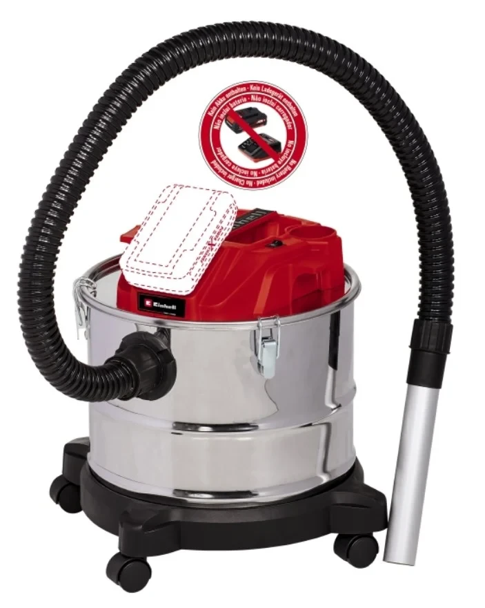 Пилосос для збирання золи Einhell TE-AV 1815 Li C Solo (2351700)