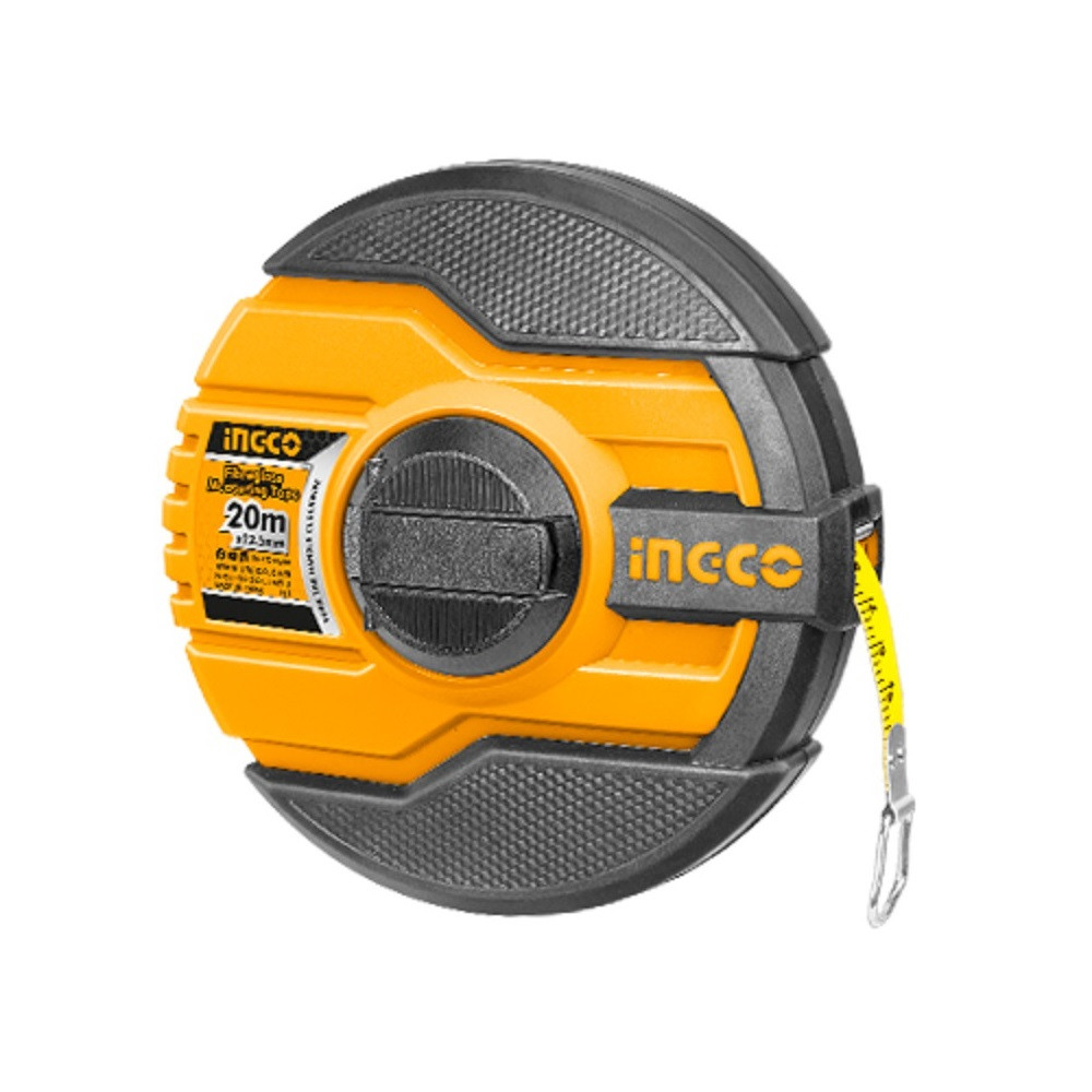 Рулетка 20 м скловолокно 12.5 мм INGCO HFMT8320, фото 1