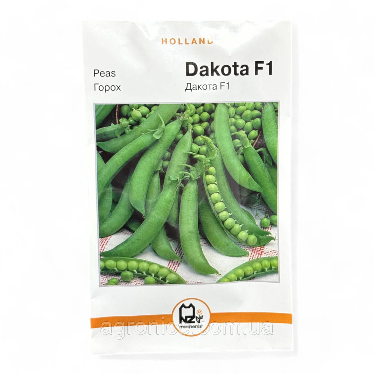 Насіння гороху голландський «Дакота F1» самозапильне 20 грам, фото 1