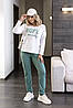 Жіночий спортивний костюм двонитка "Foll" | Норма і батал, фото 8